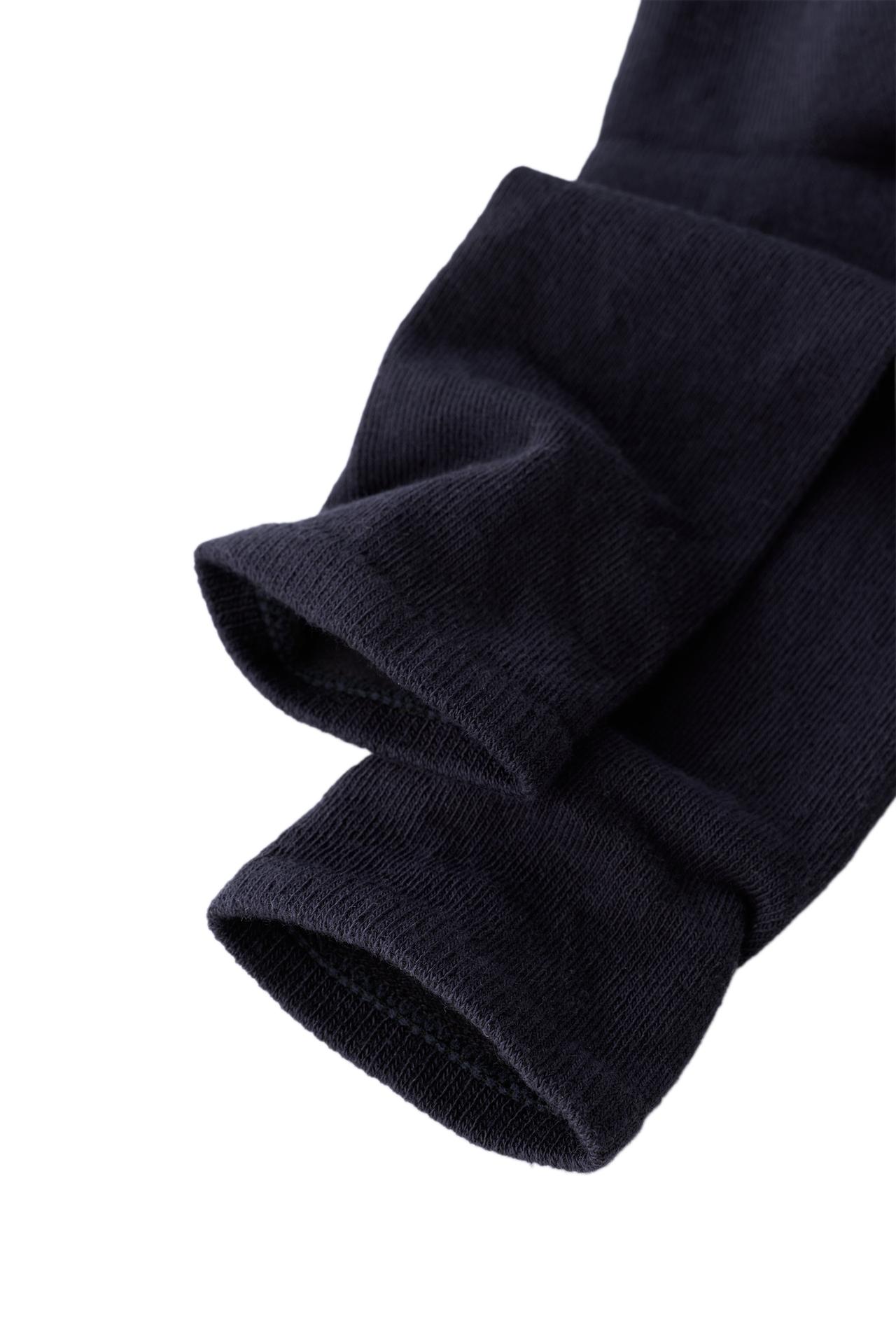 FOUR-PACK SOLID MID-CALF SOCKS — Navy blue