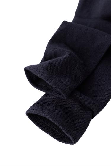 FOUR-PACK SOLID MID-CALF SOCKS — Navy blue 2