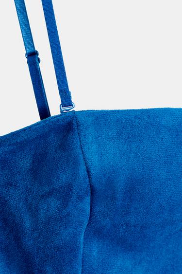 FAUX SUEDE DRESS - Bluish by Zara - Image 5