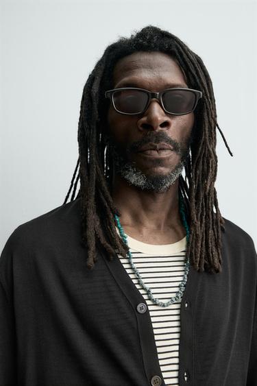 100% SILK CARDIGAN AARON LEVINE X ZARA - Black by Zara - Image 4