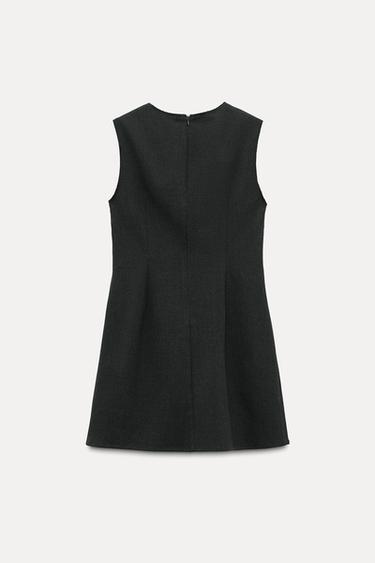 SHORT DRESS - Grey by Zara - Image 5