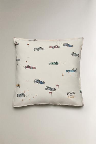 CHILDREN'S RACER DOG PILLOWCASE - Multicoloured by Zara - Image 1
