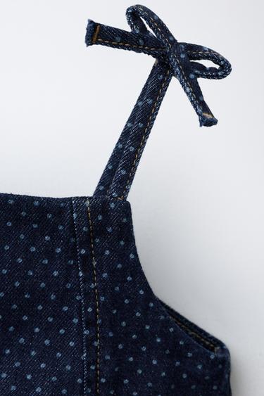 POLKA DOT PRINT DRESS - Blue by Zara - Image 2