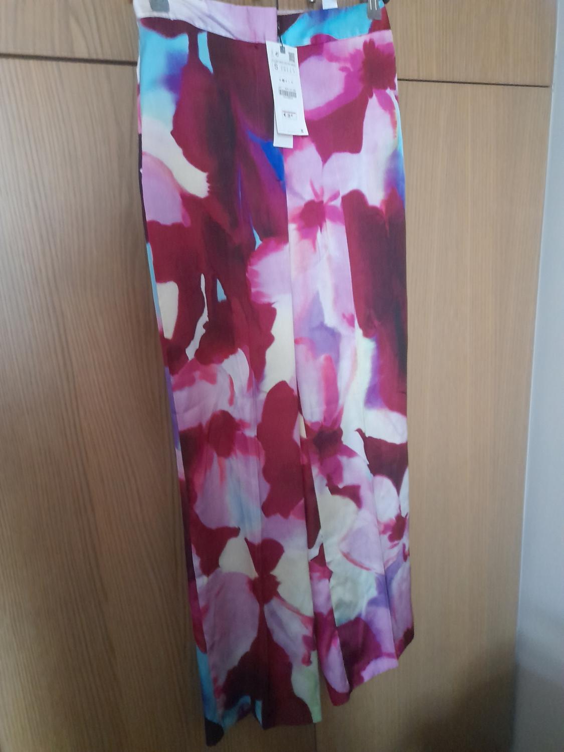 SATIN PRINTED TROUSERS - Image 2
