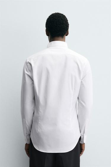 BOW TIE COLLAR SHIRT - White by Zara - Image 2