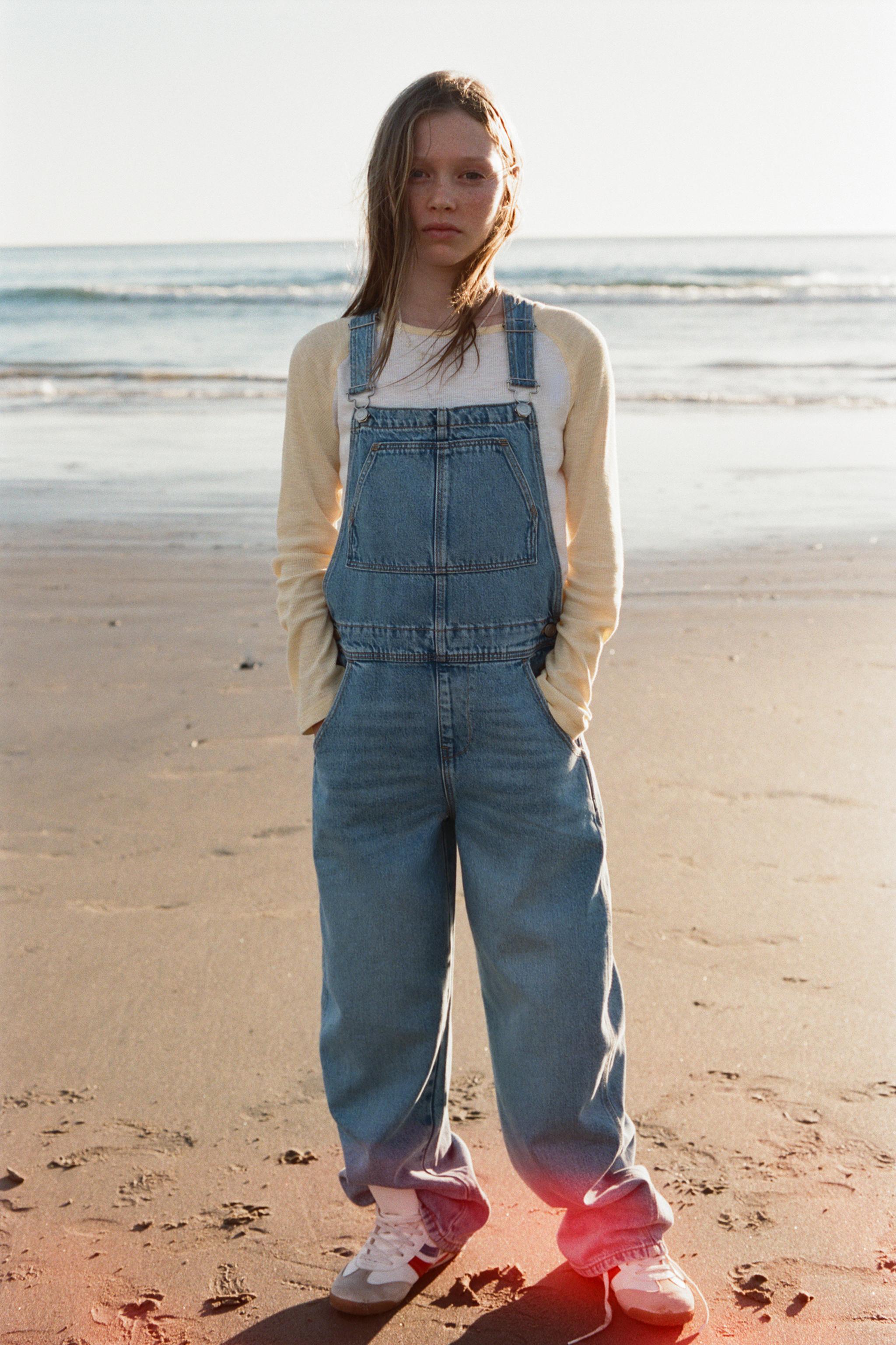 LONG DENIM OVERALLS