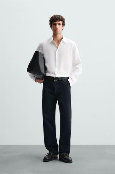 CAMISA FLUIDA - Blanco de Zara - Imagen 0