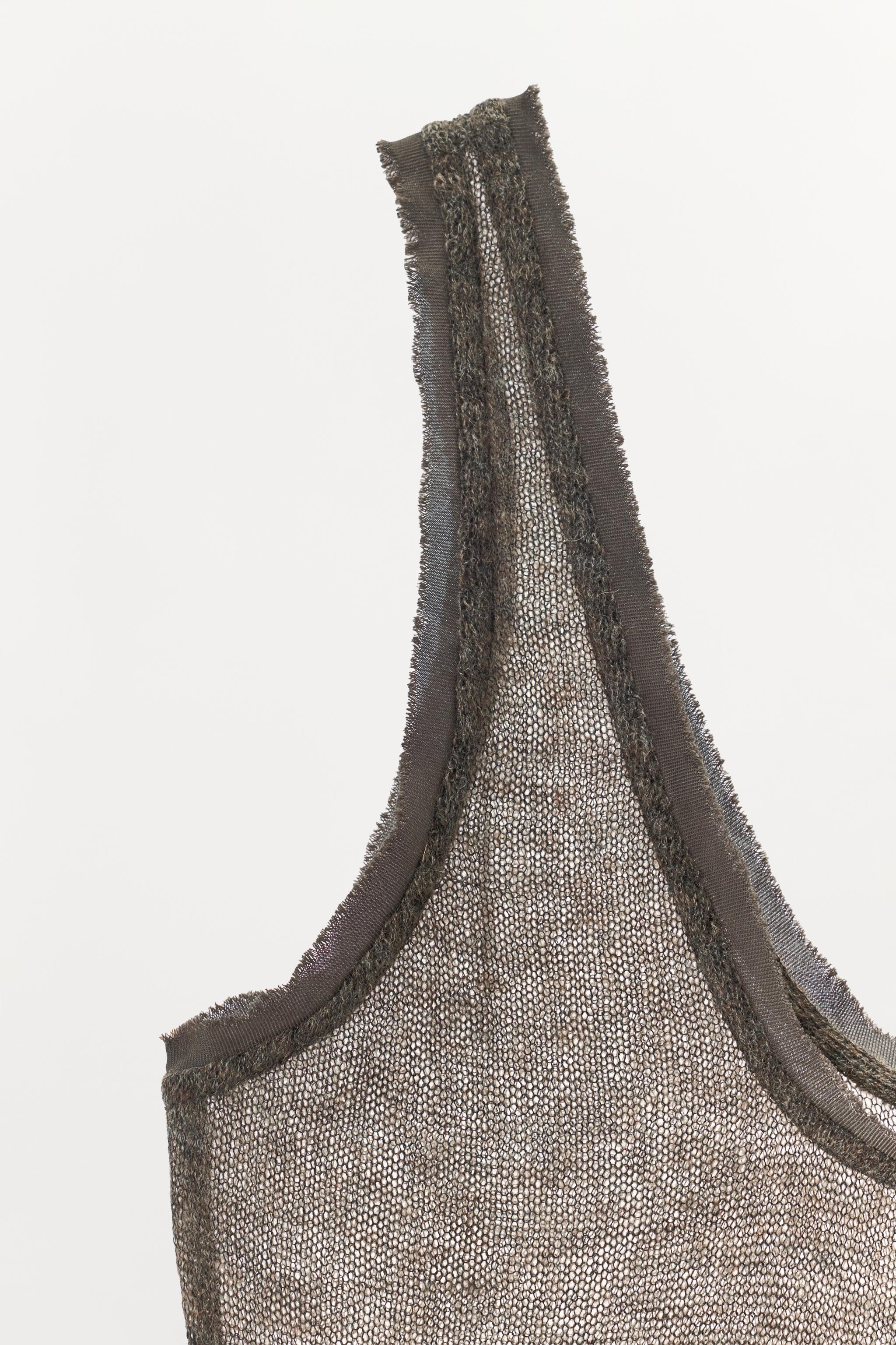 WOOL BLEND KNIT TANK TOP
