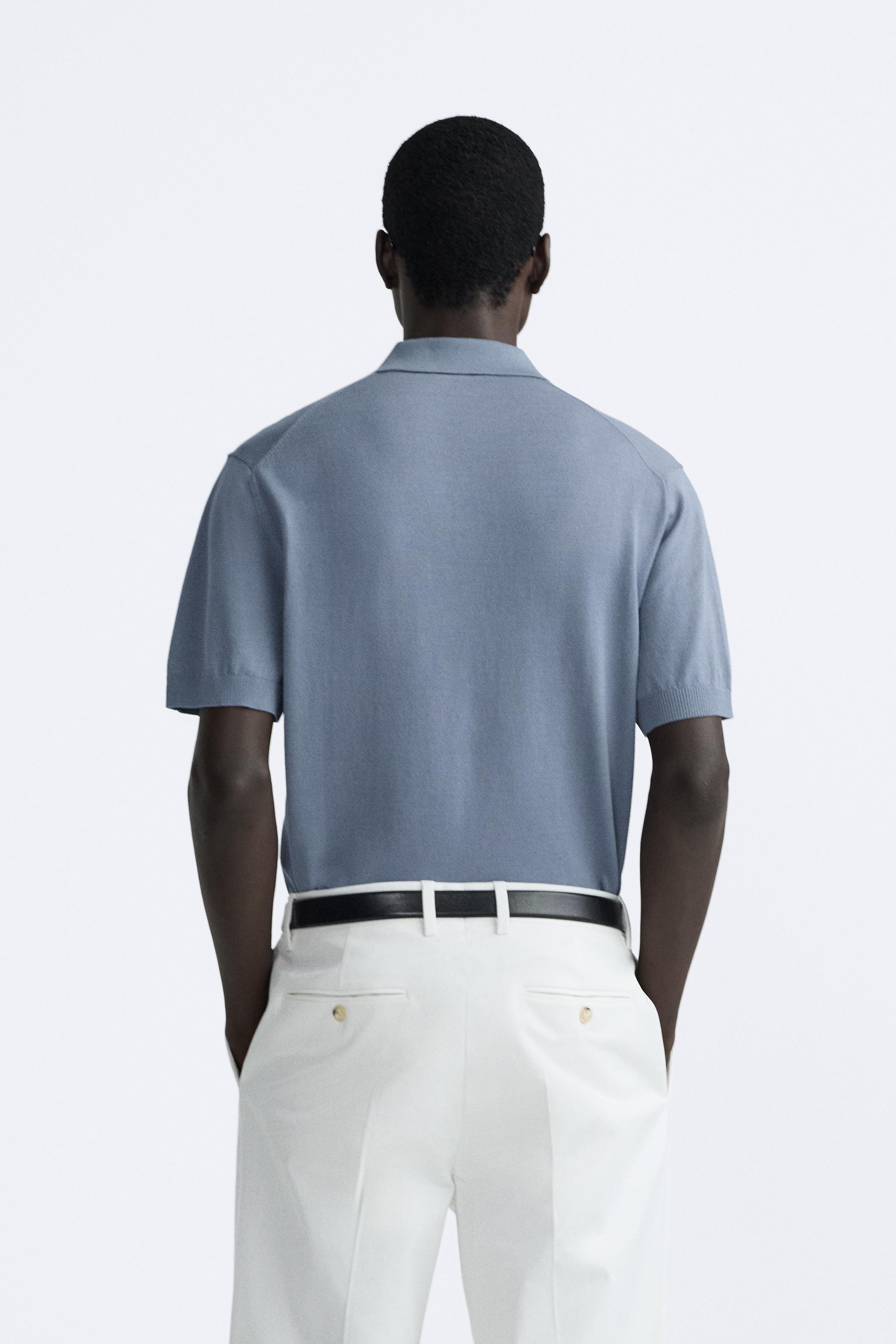 TEXTURED KNIT POLO