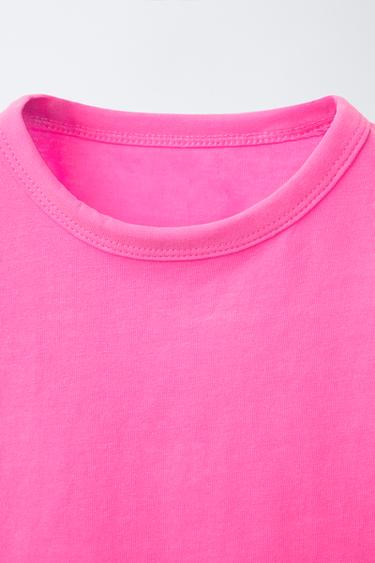 T-SHIRT UNI - Rose de Zara - Image 3