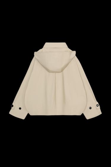 TRENCH CORTO WATER REPELLENT ZW COLLECTION - Crudo / Beige de Zara