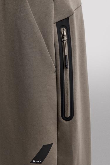 TECHNICAL TROUSERS WITH ZIPS - Sand by Zara - Image 8