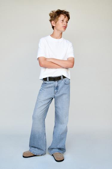 JEANS BOCA DE SINO - Azul da Zara