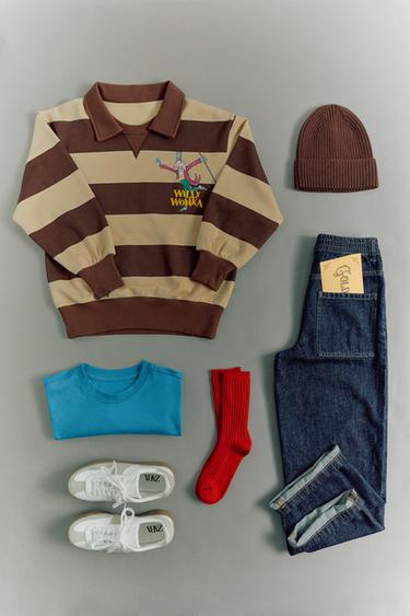 BLUZË HOODIE POLO WILLY WONKA ROALD DAHL © - Kafe nga Zara