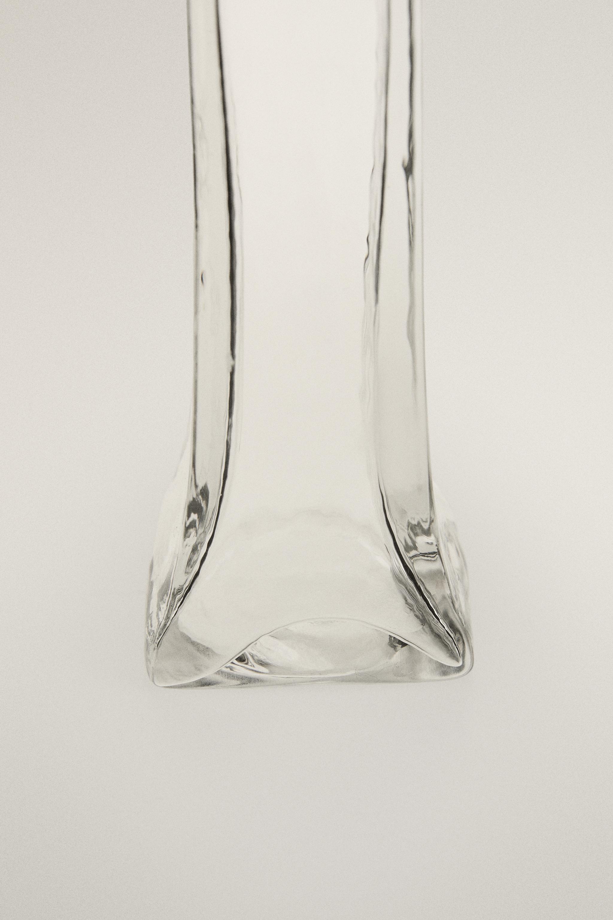 TALL DECORATIVE GLASS VASE