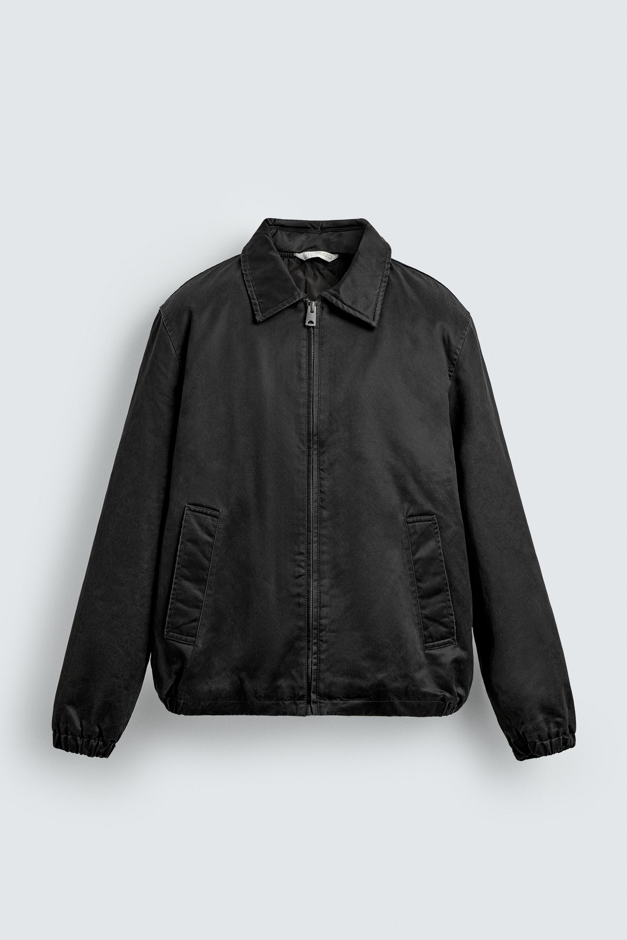 WAXED FINISH JACKET - Dark grey | ZARA South Africa