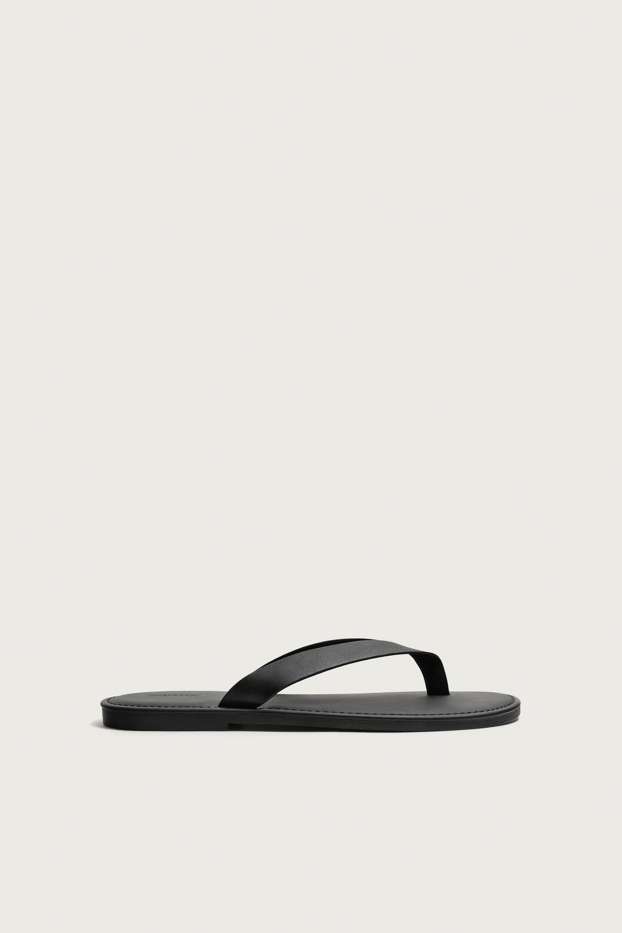 STRAPPY SANDALS — Black
