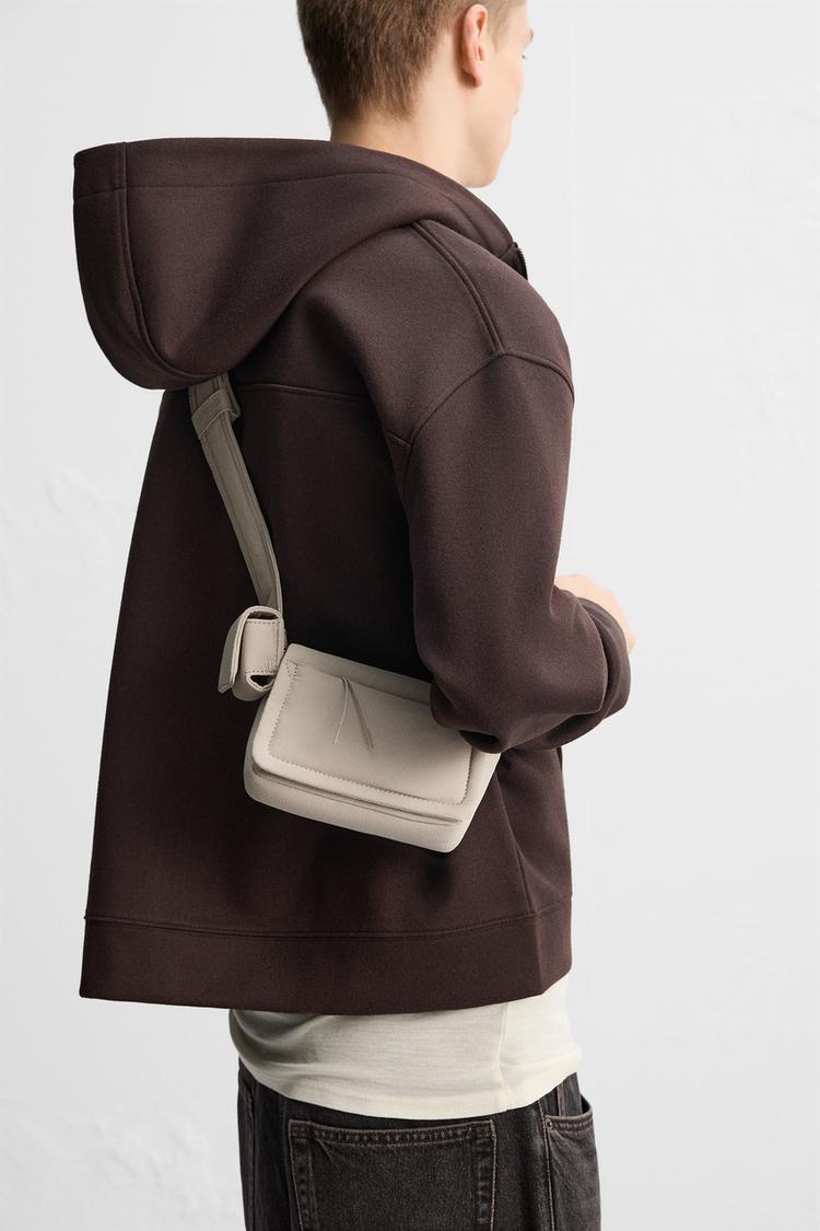 nylon messenger mini messenger belt bag zara