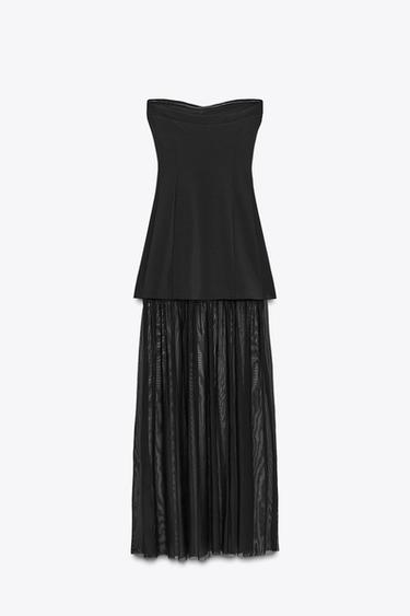 ROBE BUSTIER BIMATIÈRE - Noir de Zara - Image 5