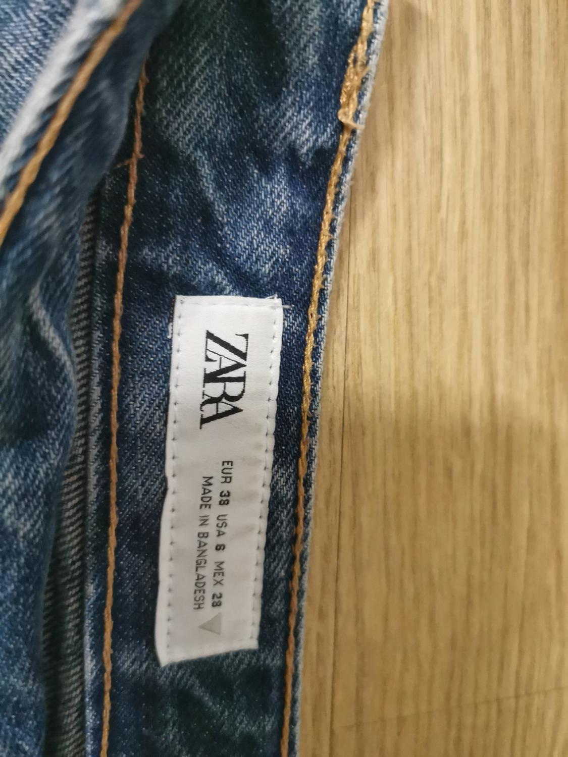 ZW COLLECTION RELAXED FIT WIDE-LEG EXTRA-LONG MID-RISE JEANS - Image 5