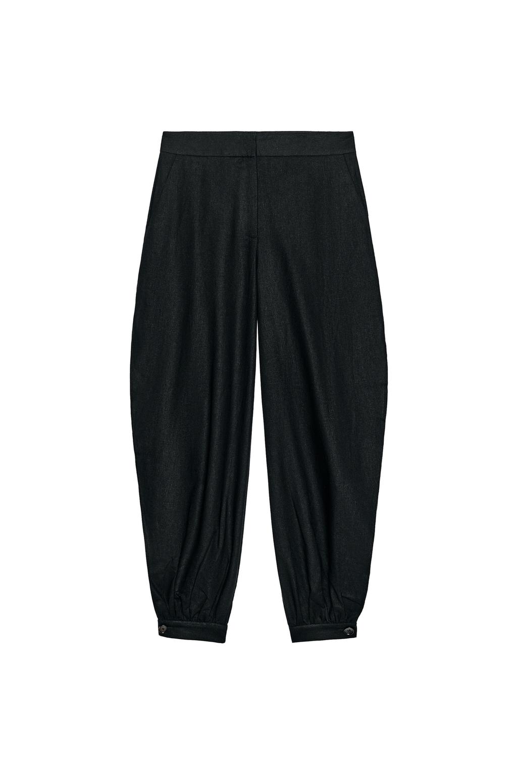 SLIT LINEN PANTS - image 3