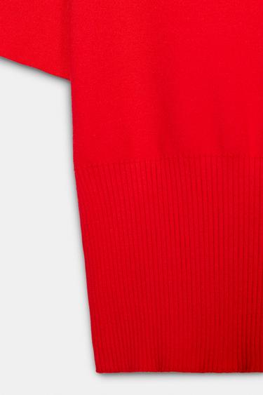 TOP PUNTO HOMBRERAS - Rojo de Zara