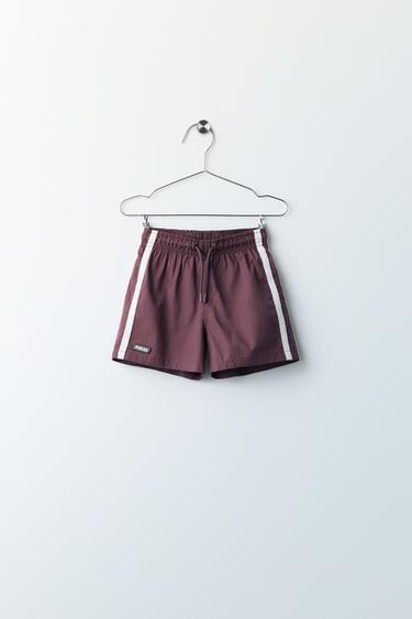 Zara 6-14 歲/ PUKAS 衝浪泳褲 - 茄紫色