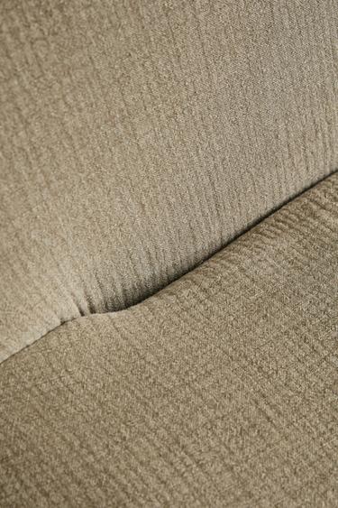ROUND LINEN COUCH - Brown / Taupe by Zara - Image 2