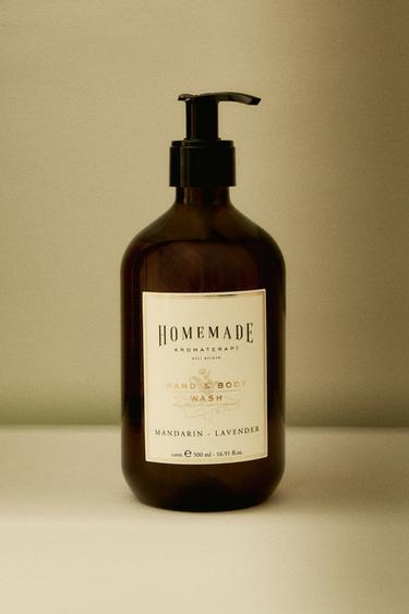 (550 ML) MANDARIN ORANGE, LAVENDER LIQUID SOAP - White / Pink by Zara - Image 5