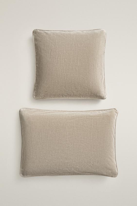 VELVET CUSHION COVER - Cornflower blue by Zara - Image 0