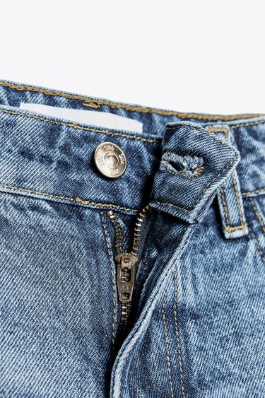 Z1975 RIPPED LOW-RISE SHORTS - Blue by Zara - Image 8