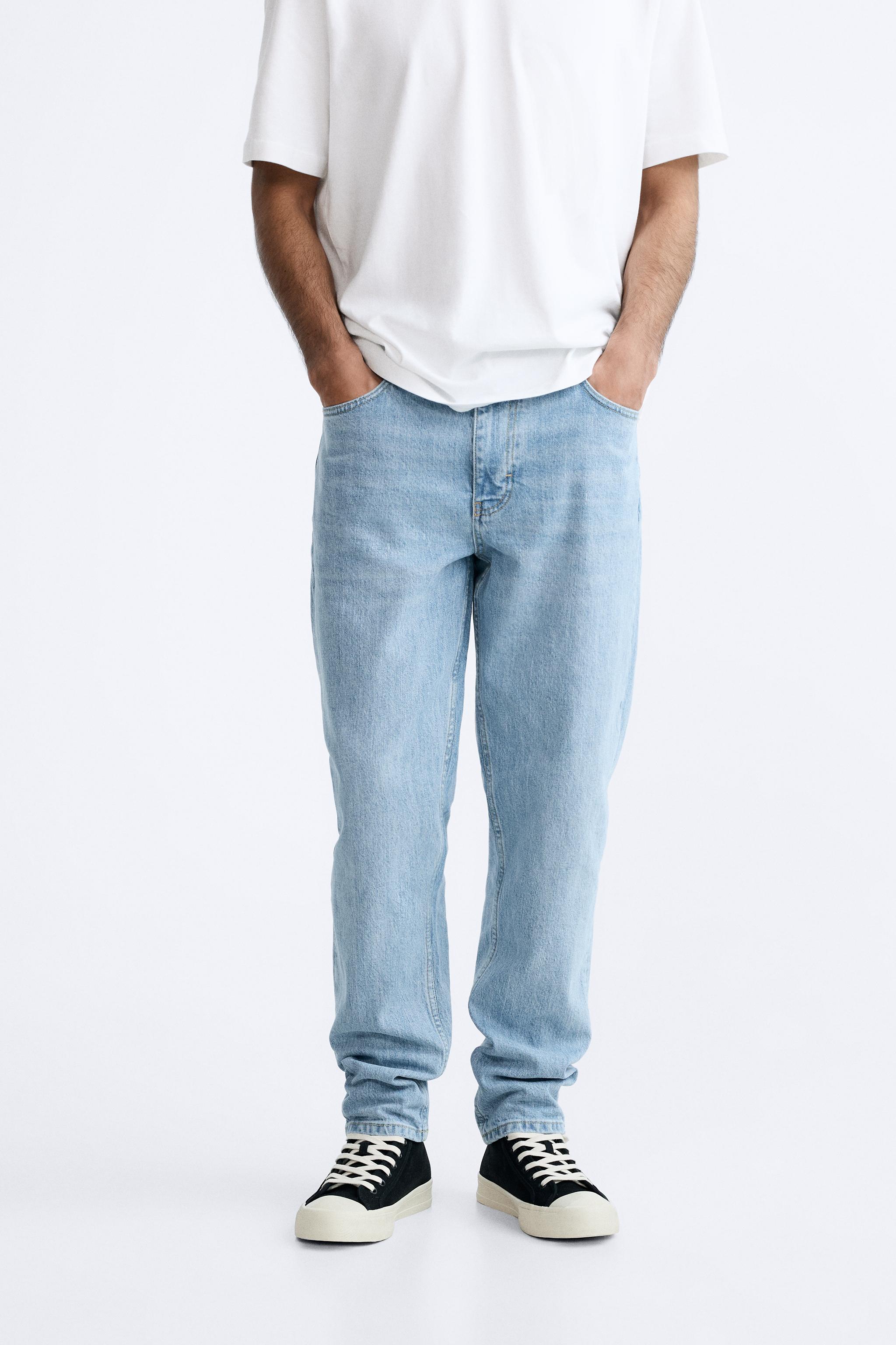 Zara mens blue jeans Clearance