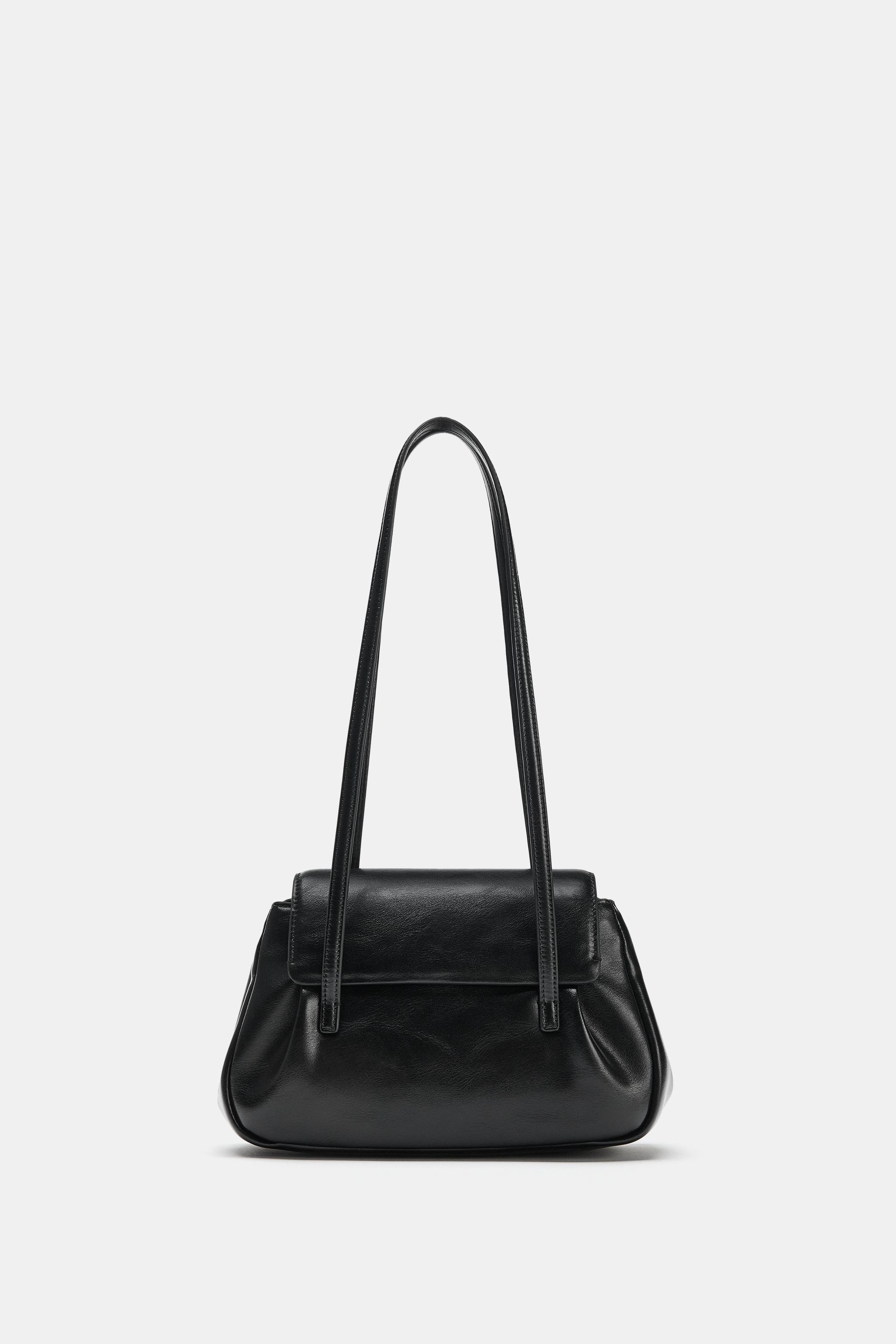 フラップショルダーバッグ - ブラック | ZARA Japan / 日本