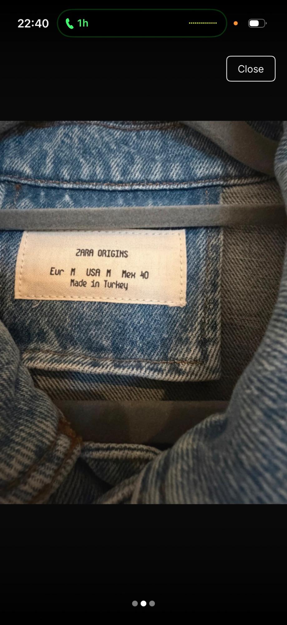 PLEATED DENIM JACKET - Image 2