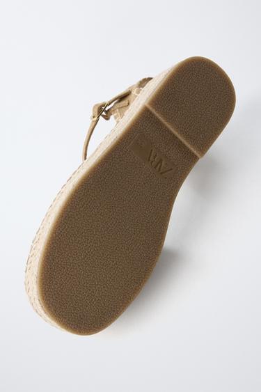 TOPSTITCHED ESPADRILLES - Brown by Zara - Image 6
