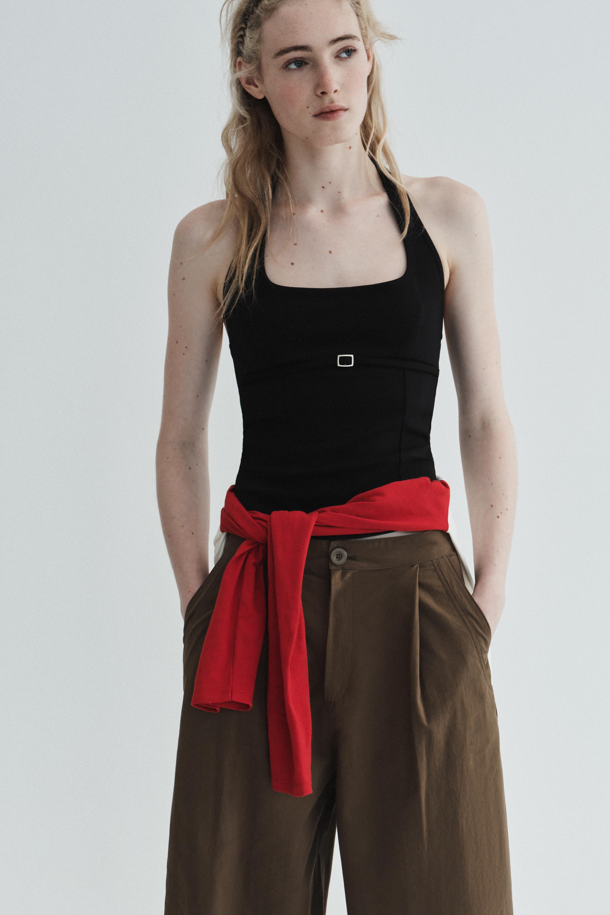 PLEATED BALLOON PANTS