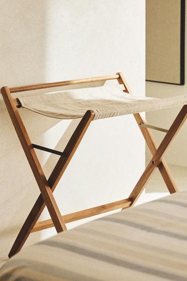 FOLDBAR BAGAGEHYLDE - lys beig fra Zara