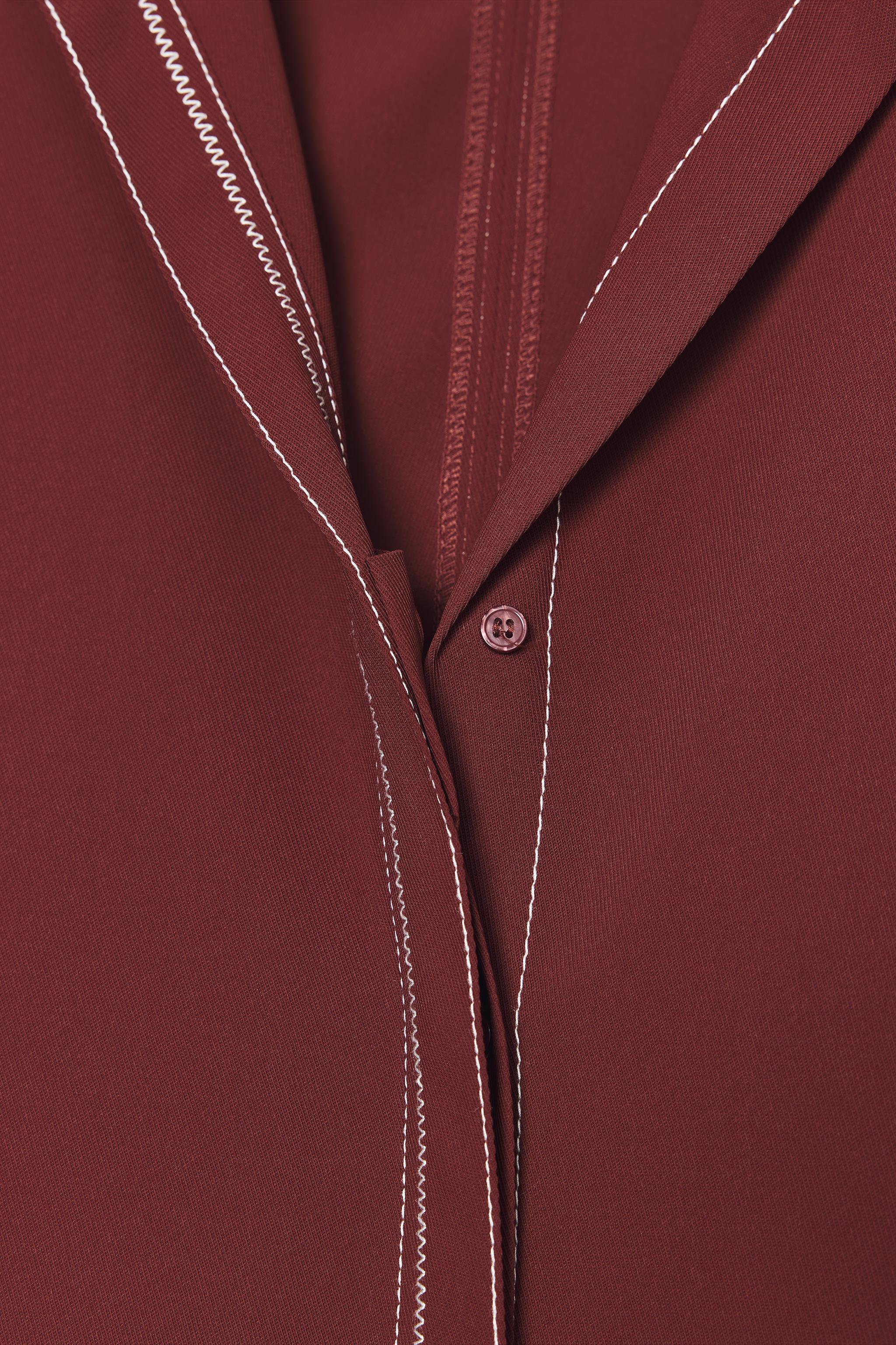 CHEMISE SURPIQÛRES CONTRASTANTES