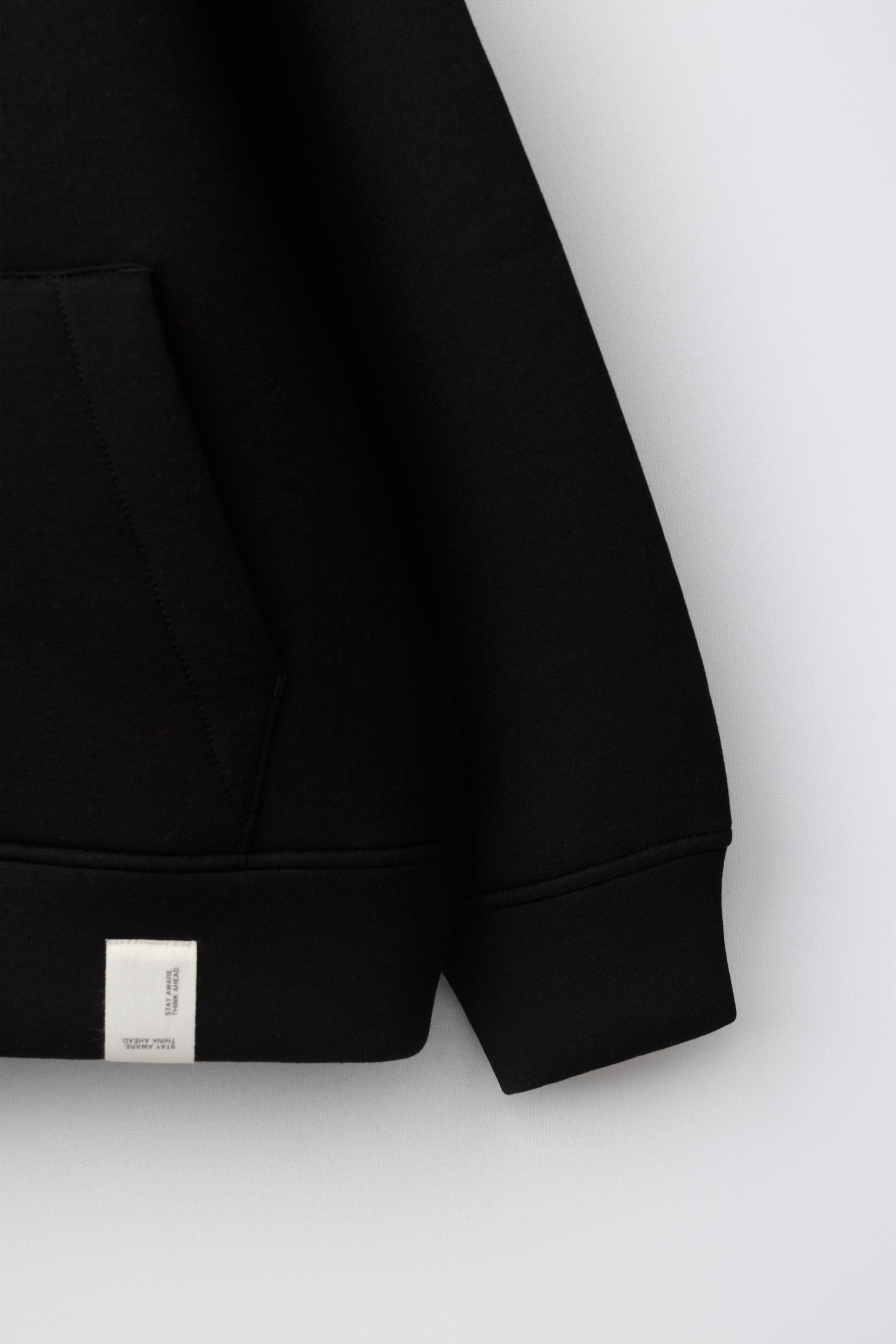 NEOPRENE ZIP-UP HOODIE