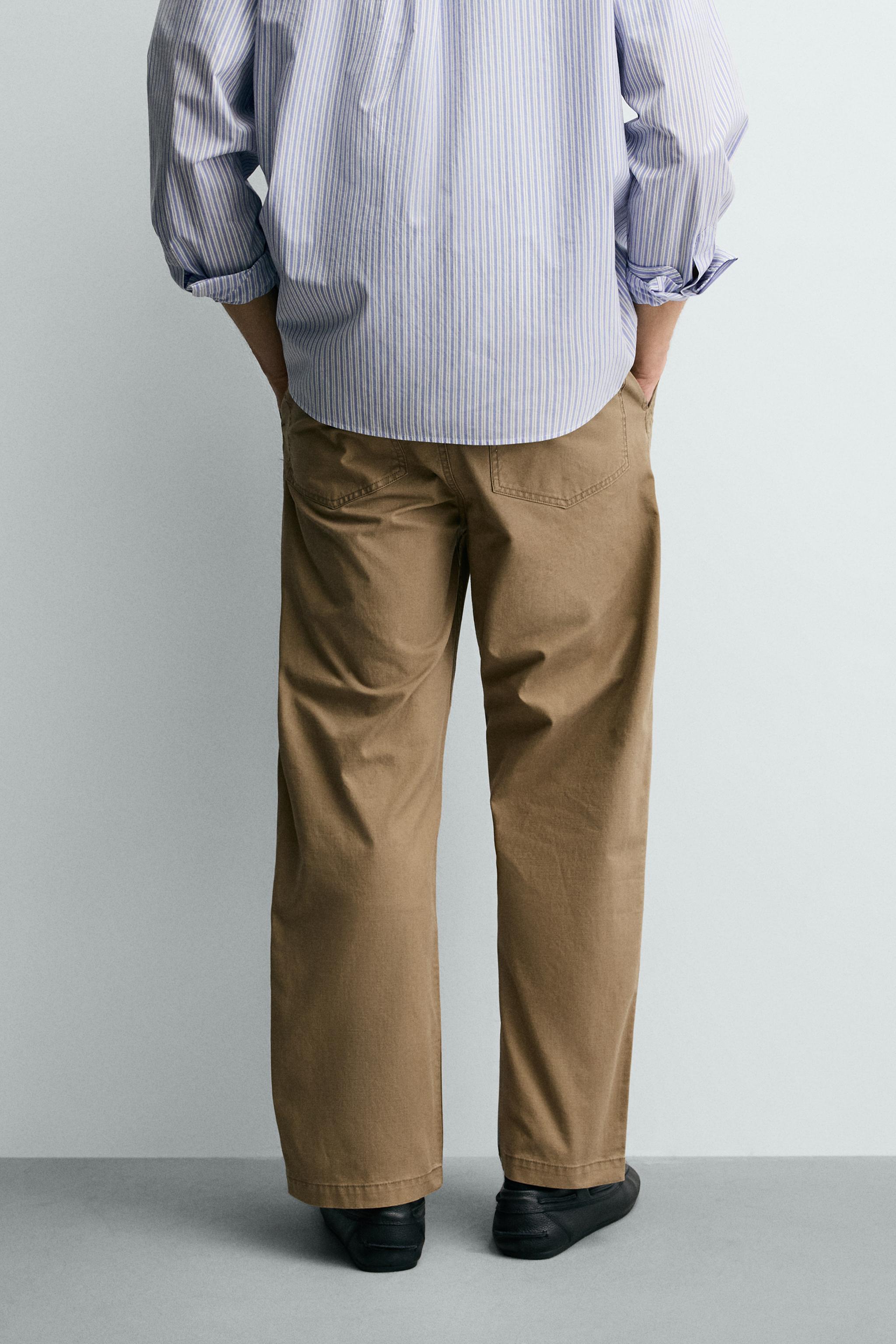 PANTALON STRAIGHT FIT DÉLAVÉ
