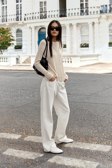 DOUBLE KNIT JUMPER - Sand by Zara