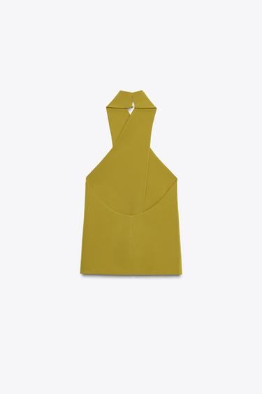 CREPE CROSSOVER TOP - Oil by Zara - Image 3