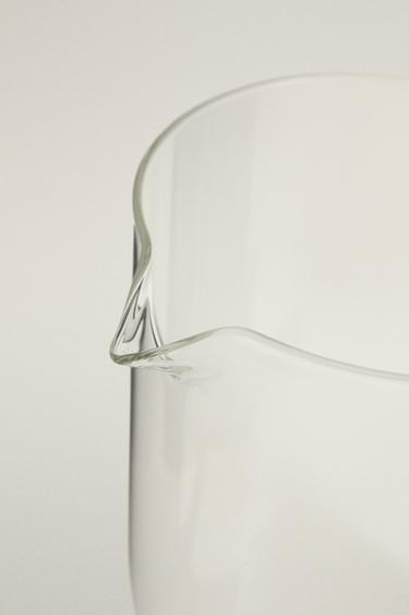 BOROSILICATE GLASS JUG WITH LID - Transparent by Zara - Image 2