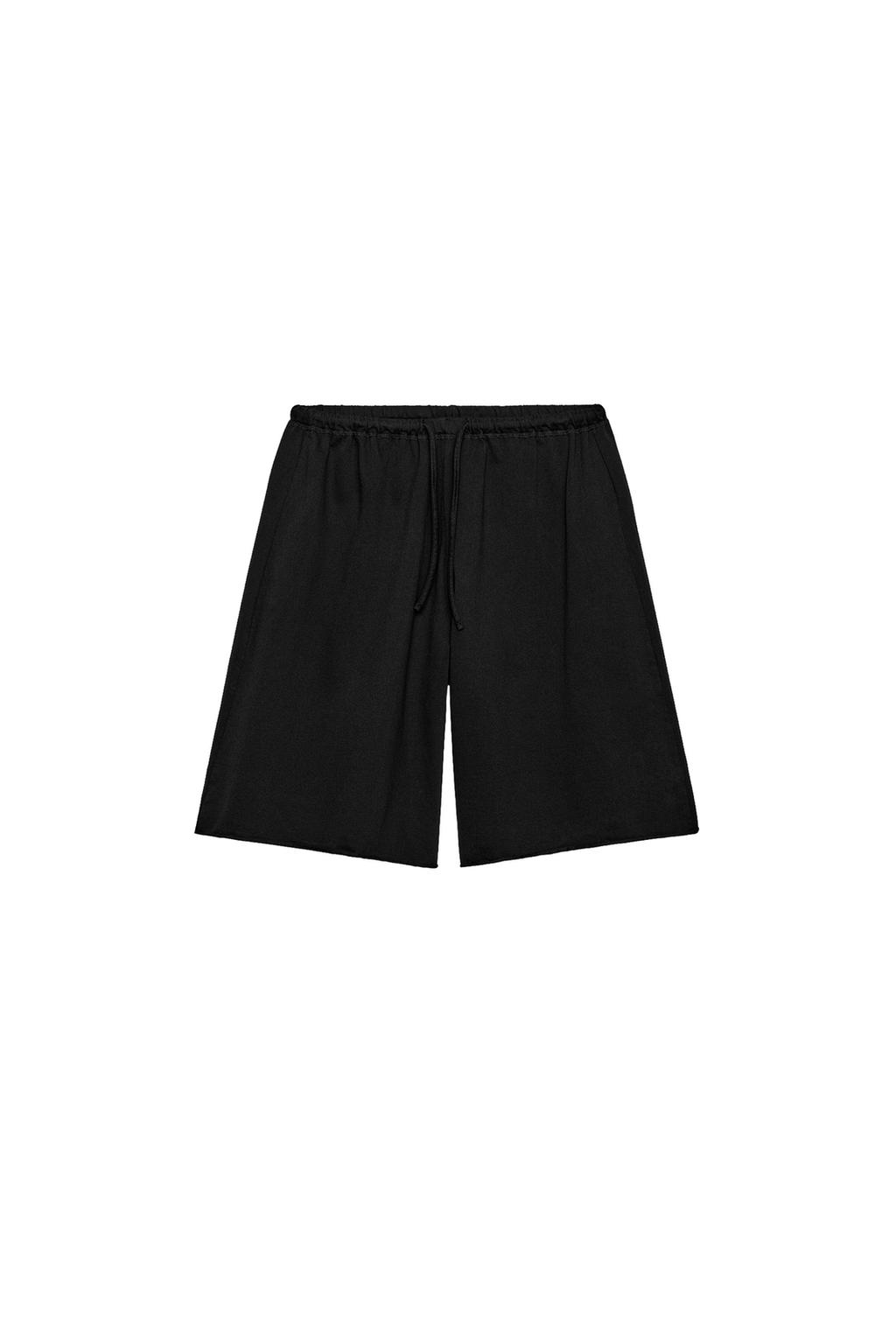 DRAWSTRING COTTON SHORTS
