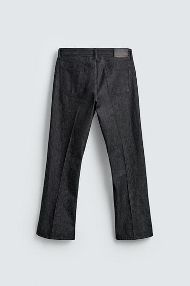Zara STRAIGHT FIT BOOTCUT JEANS - Blue