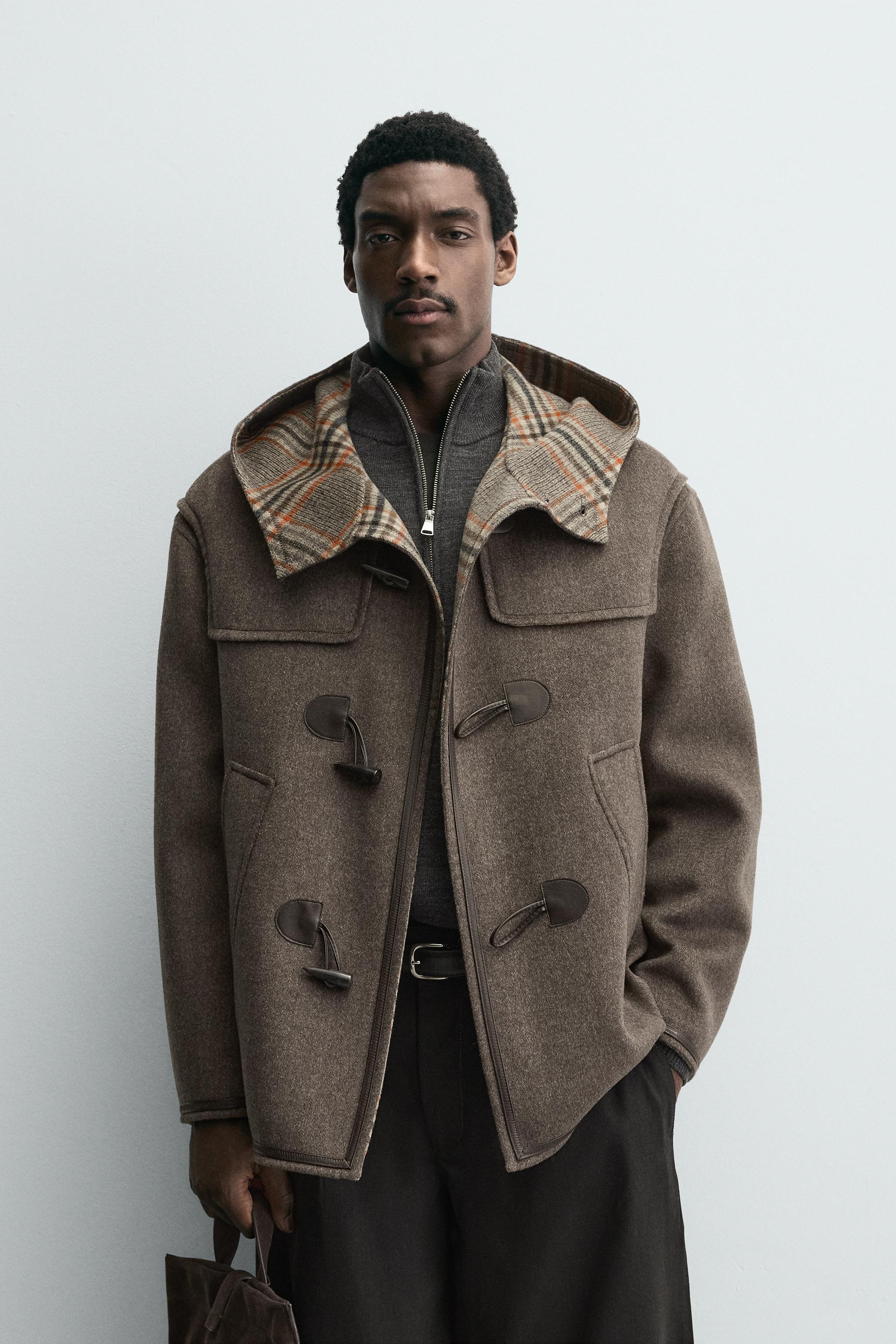 フード付きコート | メンズ | ZARA 日本