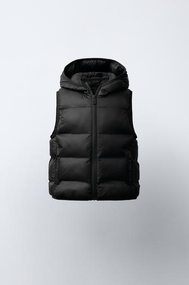 ULTRALIGHT WATER-REPELLENT GILET - Black by Zara