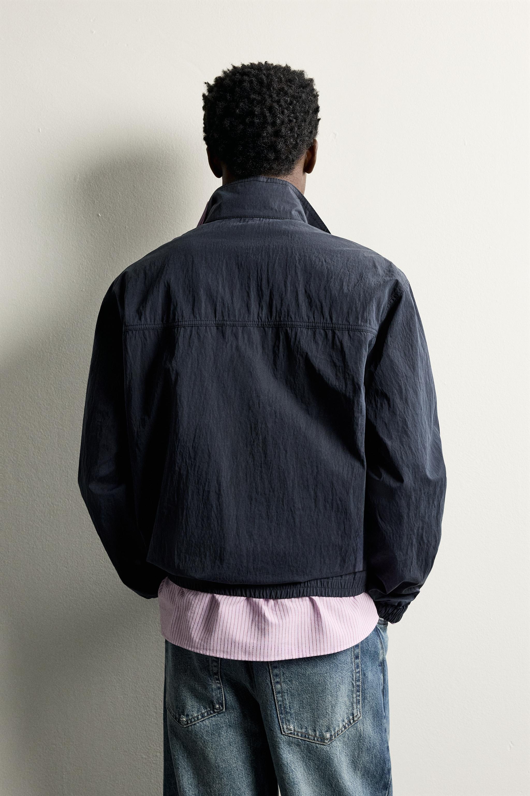 Мужские куртки Zara REGULAR FIT ANORAK JACKET — фото 3