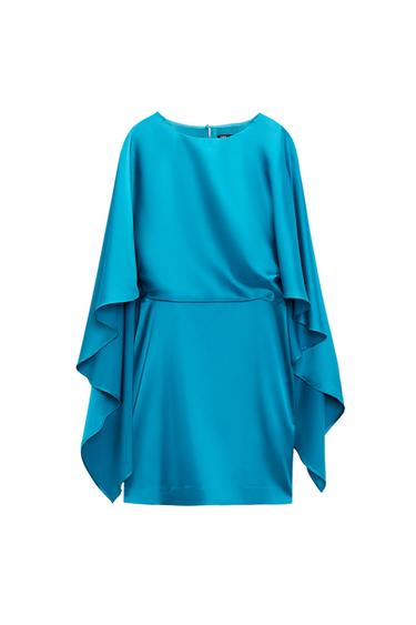 VESTIDO MINI CAPA SATINADO