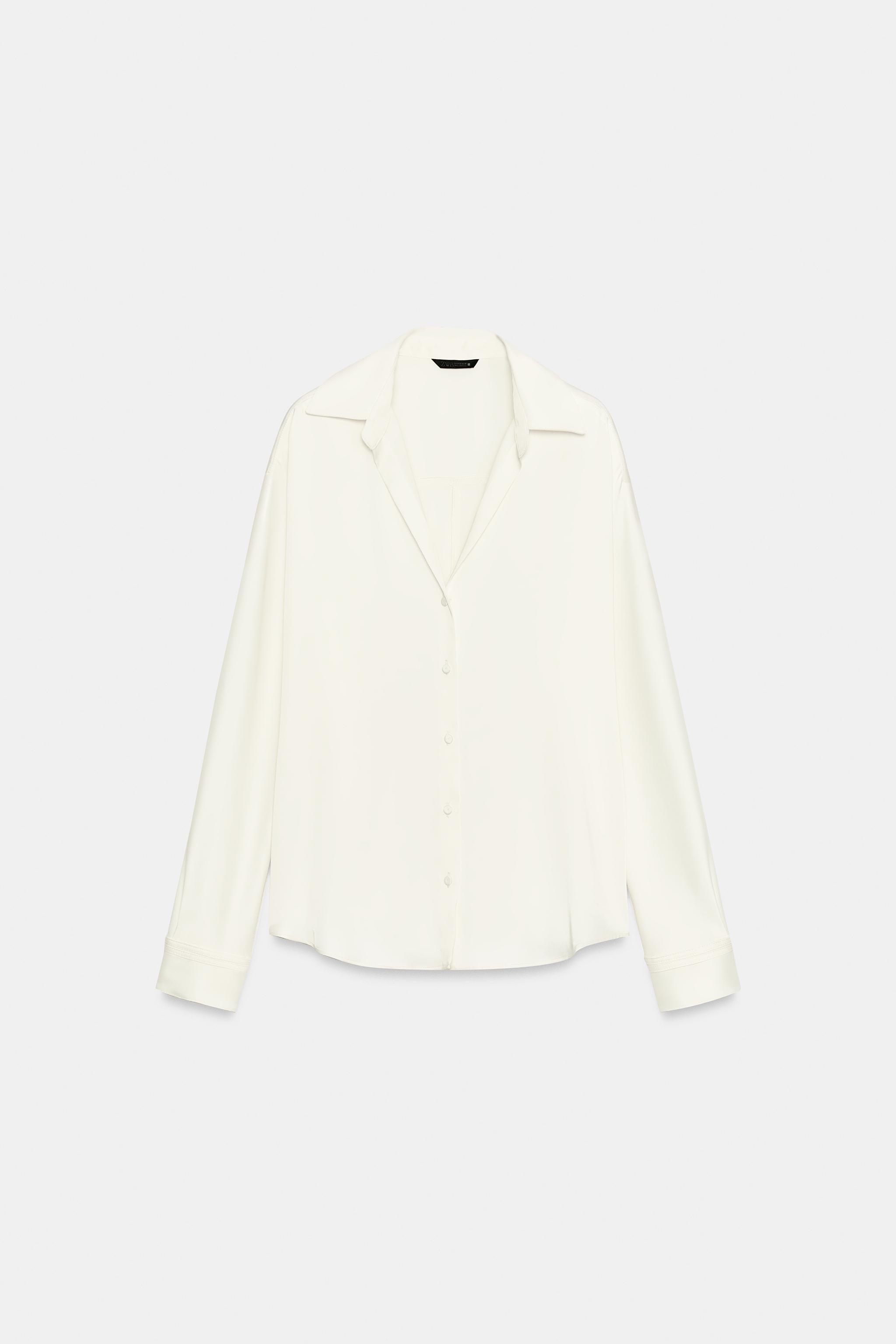 CHEMISE FLUIDE À BOUTONS REVÊTUS